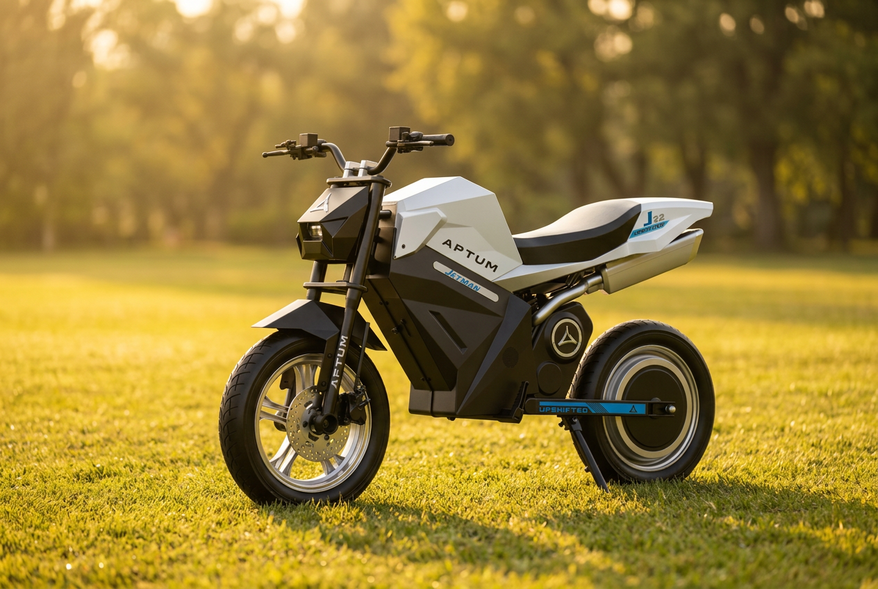 APTUM MINI-ADV in action on a mountain trail at golden hour